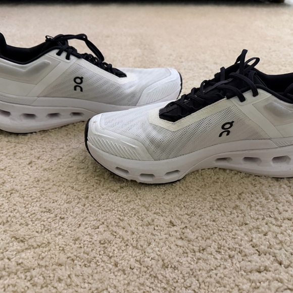 On Running Women's White and Black Sneakers - Picture 5 of 5